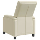 Recliner Cremefarvet Kunstlæder