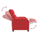 Recliner Rød Kunstlæder