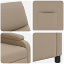 Recliner Cappuccino Kunstlæder