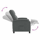 Recliner Mørkegrå Stof