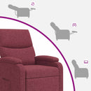 Recliner Vinrød Stof