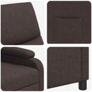 Recliner Mørk Brun Stof