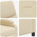 Recliner Cremefarvet Stof