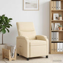 Recliner Cremefarvet Stof