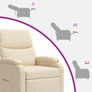Recliner Cremefarvet Stof