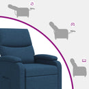 Recliner Blå Stof