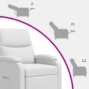 Recliner Hvid Stof