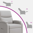 Recliner Skygrå Stof