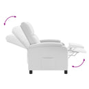 Massage Lænestol Hvid Kunstlæder