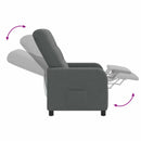 Recliner Mørkegrå Stof