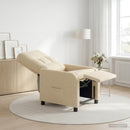 Recliner Cremefarvet Stof