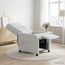 Massage Lænestol Hvid Stof