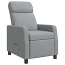 Recliner Lysegrå Stof