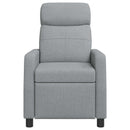 Recliner Lysegrå Stof