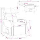 Recliner Vinrød Stof