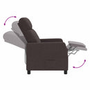 Recliner Mørk Brun Stof