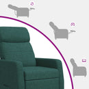 Recliner Mørkegrøn Stof