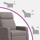 Recliner Gråbrun Stof
