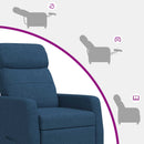 Recliner Blå Stof