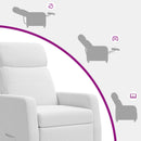 Recliner Hvid Stof
