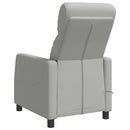 Massage Lænestol Skygrå Stof