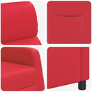 Recliner Rød Kunstlæder