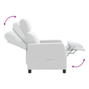 Recliner Hvid Kunstlæder