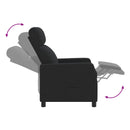 Recliner Sort Stof
