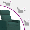 Recliner Mørkegrøn Stof