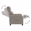 Recliner Gråbrun Stof
