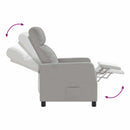 Recliner Skygrå Stof