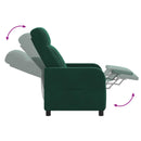 Recliner Mørkegrøn Velour (V)