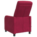Massage Lænestol Vinrød Velour (V)