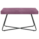 bænk Ensfarvet Lilla 80 x 40 x 45 cm Velour