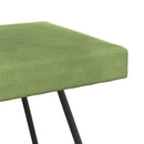 bænk Ensfarvet Lys grøn 110 x 40 x 45 cm Velour