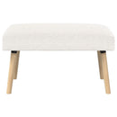 bænk Ensfarvet Cremefarvet 80 x 40 x 46 cm Bouclé