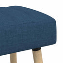 Kanalpuddet Bænk Blå 80 x 40 x 46 cm Stof