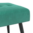 Bænk med knap tufting Turkis 60 x 40 x 45 cm Velour