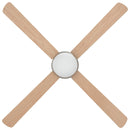 Loftfan med lys og fjernbetjening Ø 130 cm Sonoma-eg