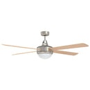 Loftfan med lys og fjernbetjening Ø 130 cm Sonoma-eg