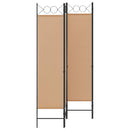 4-panel rumdeler Beige 160 x 180 cm Stof