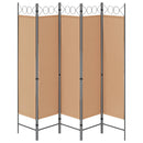 5-panel rumdeler Beige 200 x 180 cm Stof