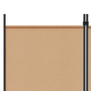4-panel rumdeler Beige 200 x 180 cm Stof