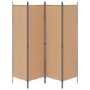 4-panel rumdeler Beige 200 x 180 cm Stof