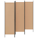 5-panel rumdeler Beige 250 x 180 cm Stof