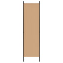 6-Paneler Rumdeler Beige 300 x 180 cm Stof