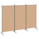3-panel rumdeler Beige 260 x 180 cm Stof