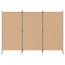 3-panel rumdeler Beige 260 x 180 cm Stof