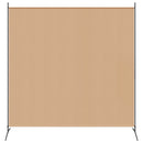 Enkelt Panel Rumbeskyder Beige 175 x 180 cm Stof