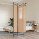 3-panel rumdeler Beige 120 x 200 cm Stof